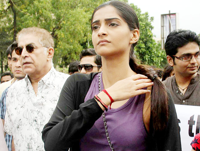Sonam Kapoor angry