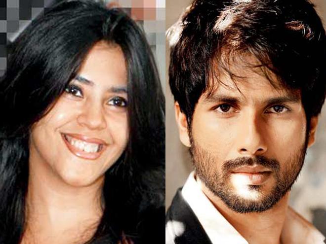 Ekta Kapoor and Shahid Kapoor