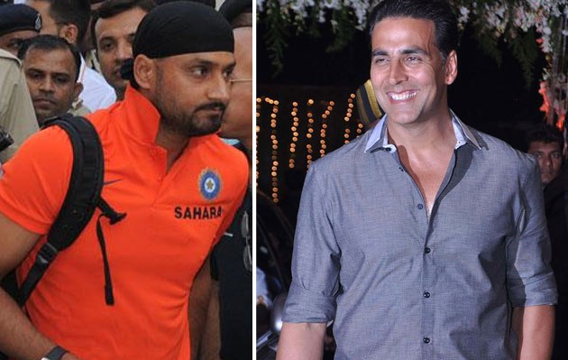 Akshay Kumar and Harbhajan