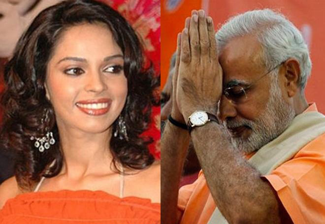 Malika Sherawat and Narendra Modi