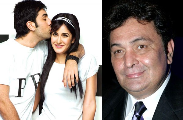 Rishi Kapoor, Ranbir Kapoor and Katrina Kaif