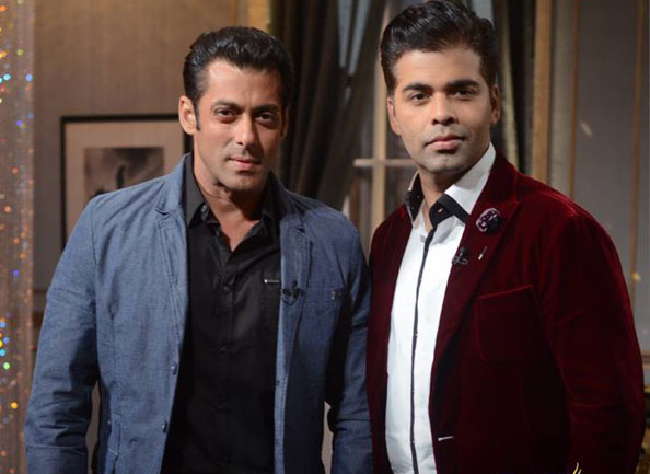 Salman Khan with Karan Johar