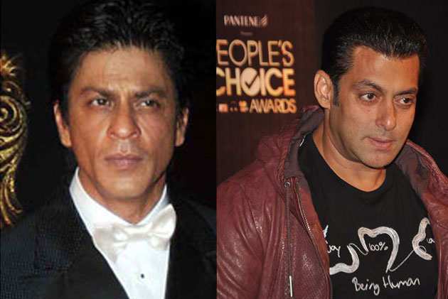 Salman Khan with Shahrukh Khan