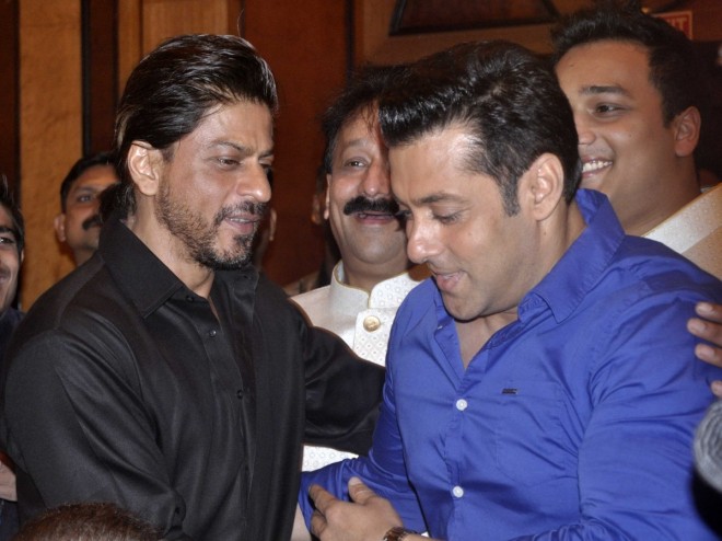 Salman Khan with Shahrukh Khan