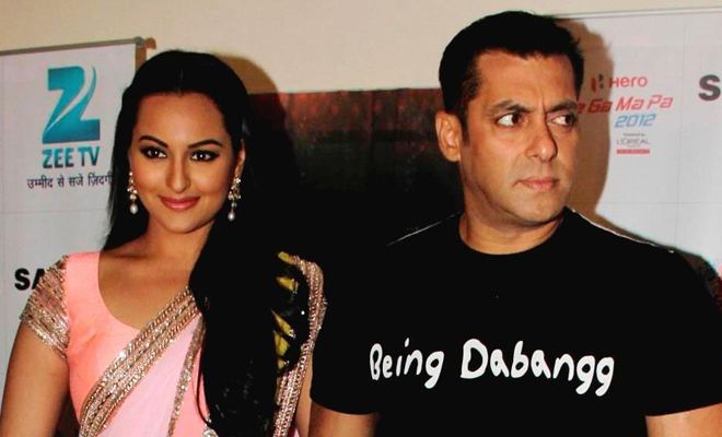 Salman Khan with Sonakshi Sinha