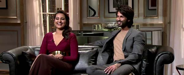 OMG - Karan Johar doing Gandi Baat with Sonakshi Sinha & Shahid Kapoor