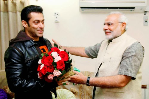 Salman Khan and Narendra Modi