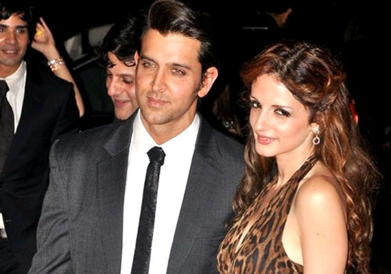 Suzzanne Roshan with Hrithik Roshan