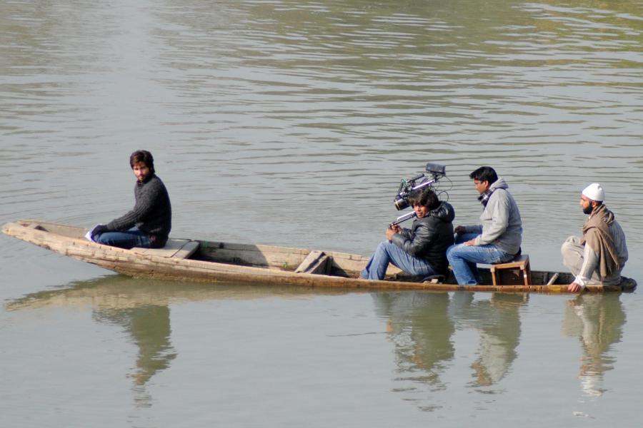 Shahid Kapoor in Srinagar