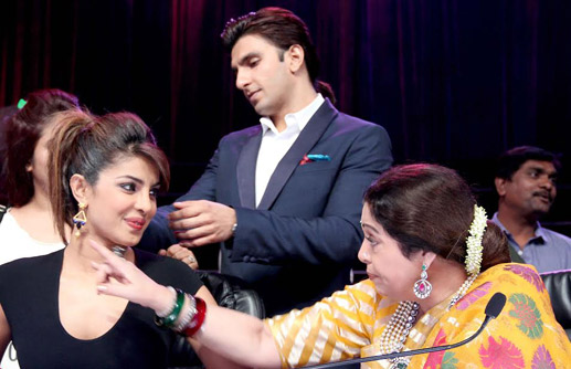 Ranveer Singh styled Priyanka Chopra's hair