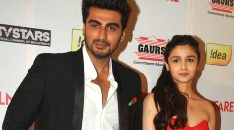 Alia Bhatt with Arjun Kapoor
