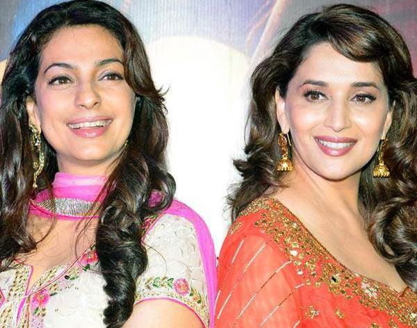Madhuri dixit and Juhi Chawla