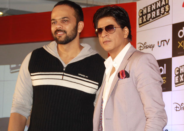 Shah Rukh Khan and Rohit Shetty