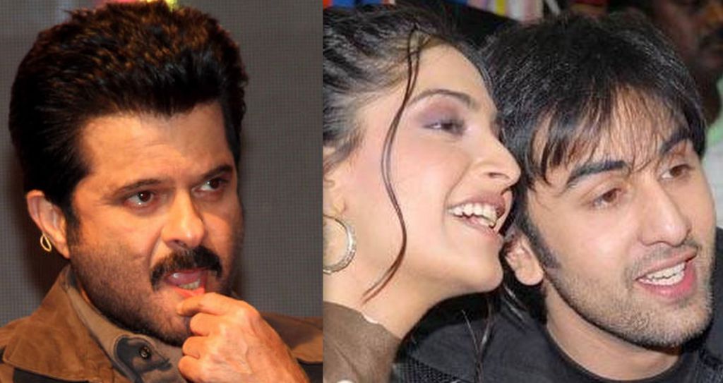 Anil Kapoor, Ranbir Kapoor and Sonam Kapoor