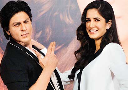 Katrina Kaif and Shah Rukh Khan
