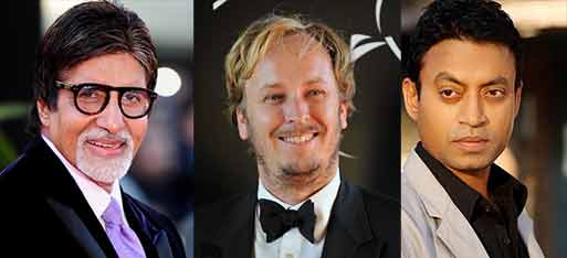 James Bobin,Amitabh Bachchan and Irrfan Khan