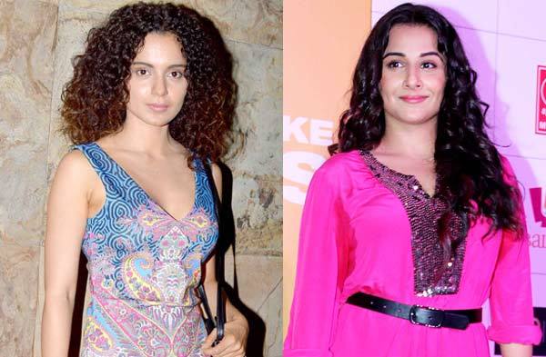 Vidya Balan and Kangna Ranaut