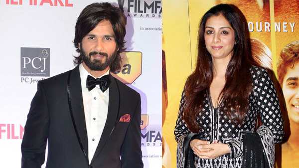 Shahid Kapoor and Tabu