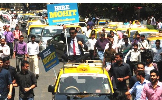 OMG - Why is Ayushmann Khurrana job hunting on Mumbai Streets?
