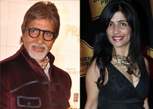Amitabh Bachchan with Shibani Kashyap
