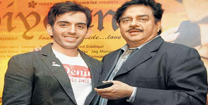 Luv Sinha and Shatrughan Sinha