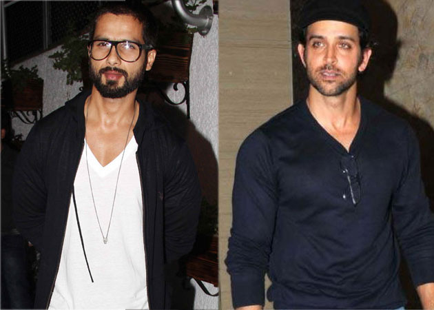 Shahid Kapoor : Hrithik Roshan