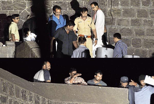 Ajay Devgn at Worli Fort