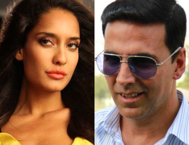 Akshay Kumar and Lisa Haydon