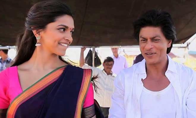 Deepika Padukone and Shahrukh Khan