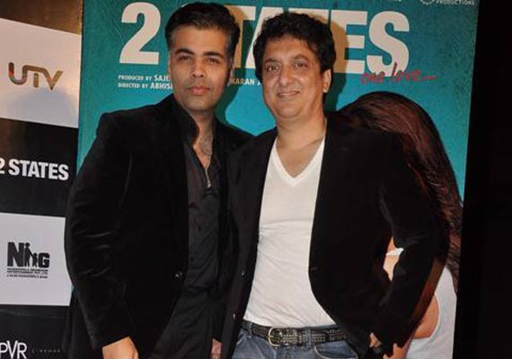 Karan Johar with Sajid Nadiadwala