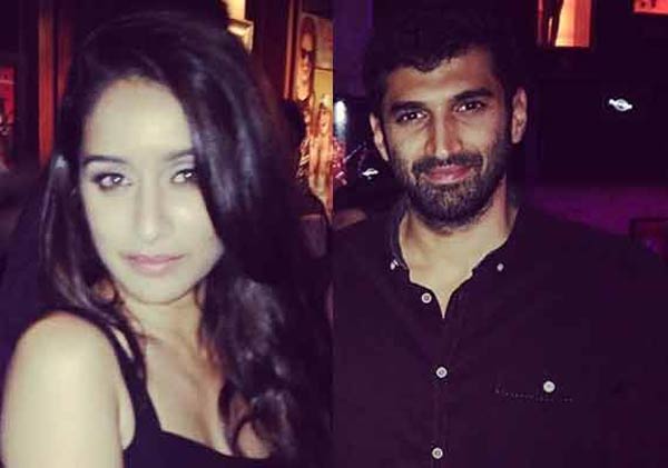 Spotted - Aditya Roy Kapur partying with Shraddha Kapoor