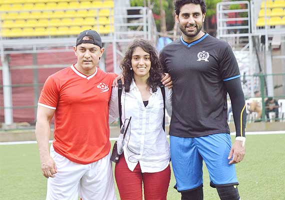 Aamir Khan's daughter organised celebrity charity football match
