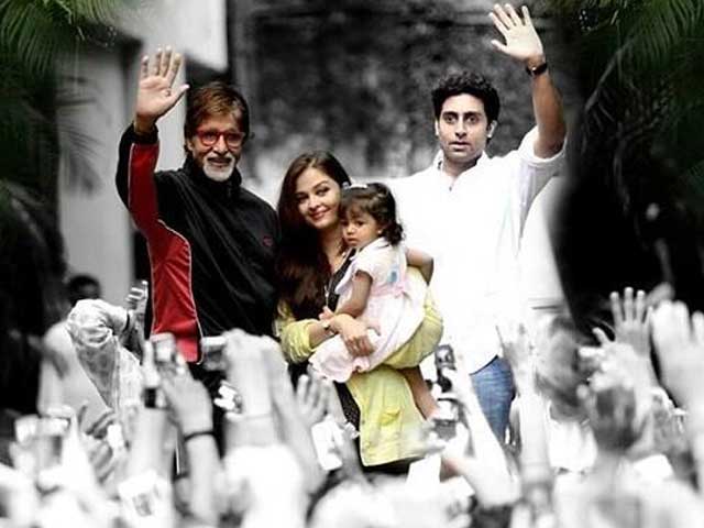 Amitabh Bachchan and Aaradhya Bachchan