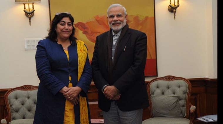 Gurinder Chadha meets Modi