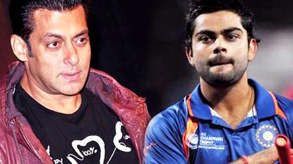 Salman Khan and Virat Kohli