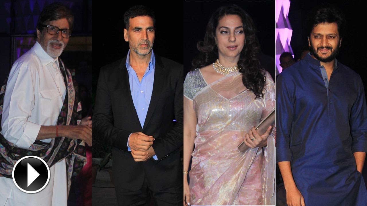 Amitabh Bachchan, Akshay Kumar, Riteish Dehmukh and other Bollywood Celebrities at Smita Thackeray Son's Wedding