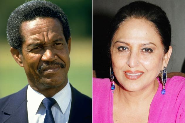 Gary Sobers and Anju Mahendru
