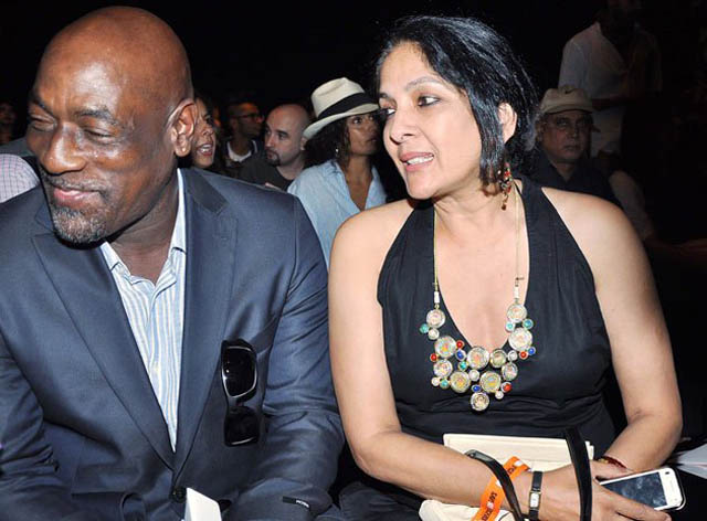 Viv Richards and Neena Gupta