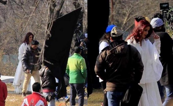 Katrina Kaif on Fitoor sets