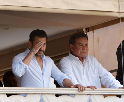 Salman Khan  with father