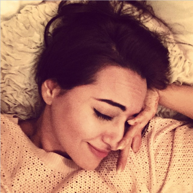 Sonakshi Sinha selfie in bed