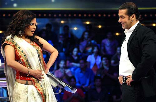 Rakhi Sawant Salman Khan on a show