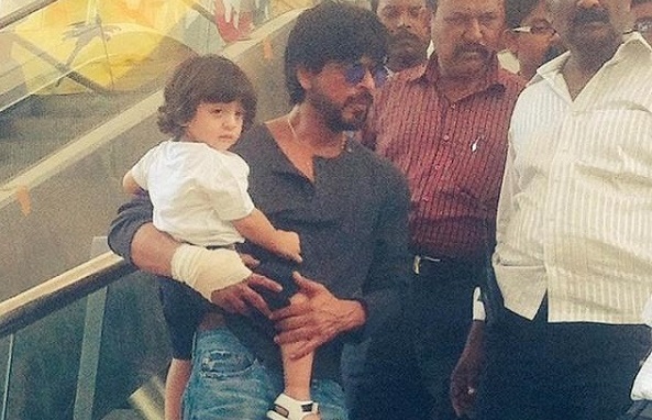 Shahrukh Khan with AbRam