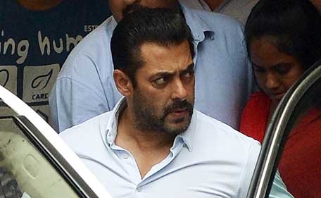 Salman Khan looking fierce.