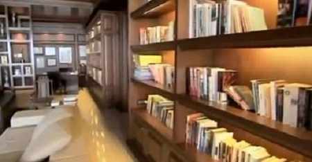shahrukh khan mannat study room