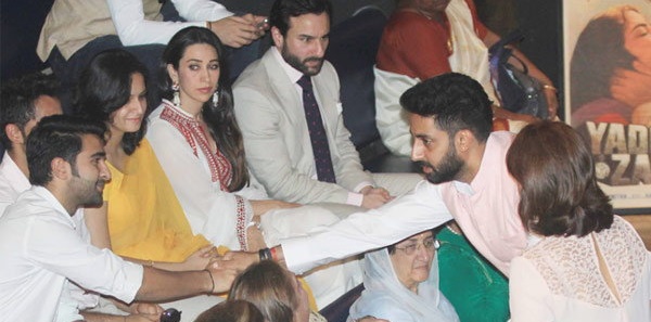 Abhishek Bachchan with Kapoor Khandaan