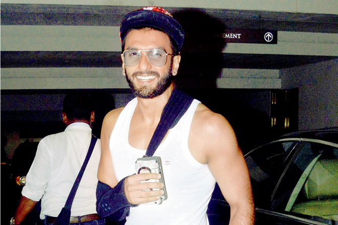 Ranveer Singh injured