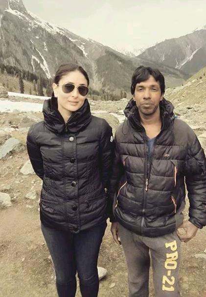 Kareena Kapoor in Kashmir