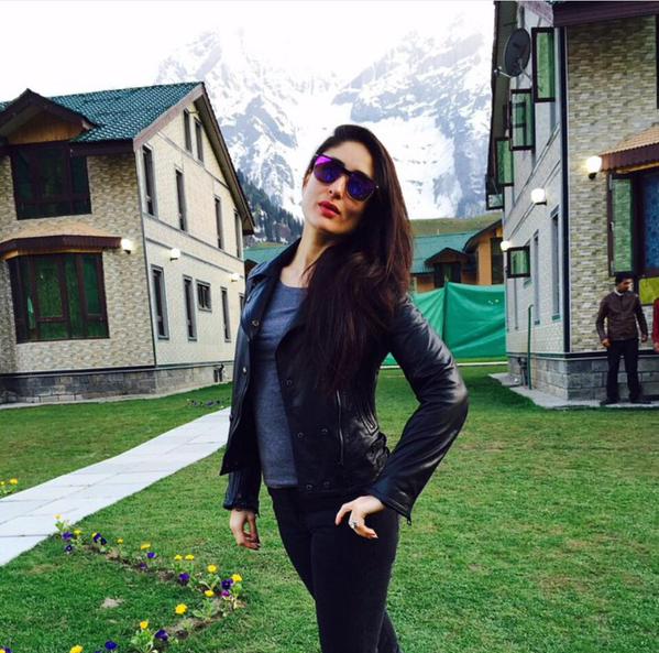 Kareena Kapoor in Kashmir