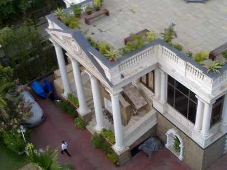 top view of mannat